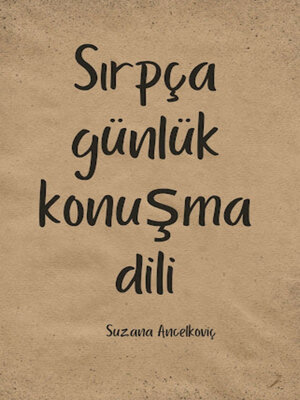 cover image of Sırpça günlük konuşma dili